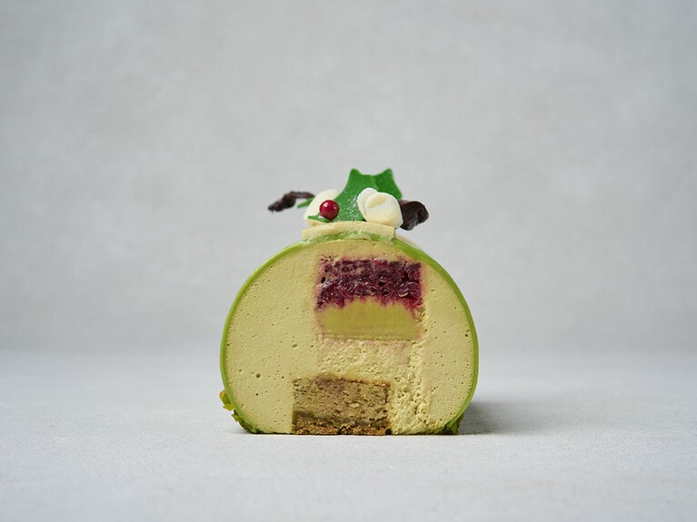 ブッシュ・ド・ノエル断面。