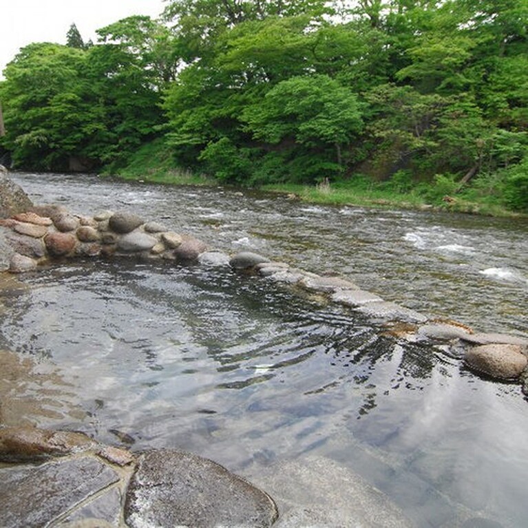 鉛温泉 藤三旅館［岩手／花巻温泉郷鉛温泉］桂の湯。