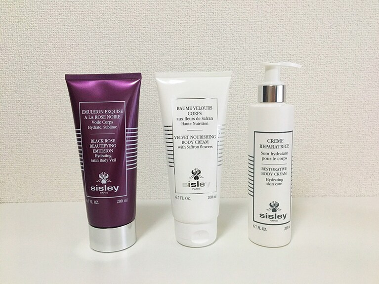 使用中の3つ。上品で華やかな香りに元気づけられます。