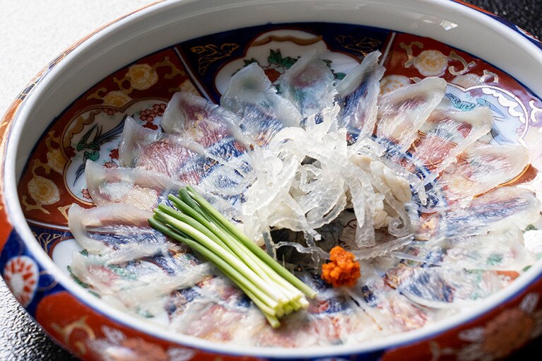 山口のふぐ料理。