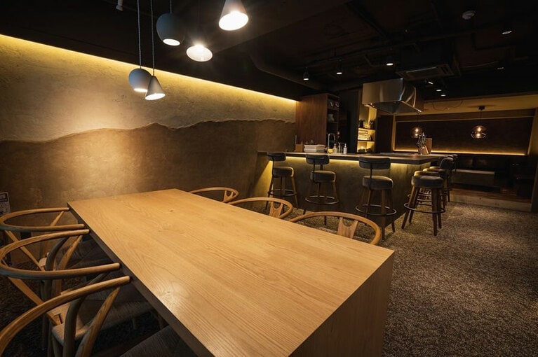 2階のキッチンは貸切のみ利用可能。