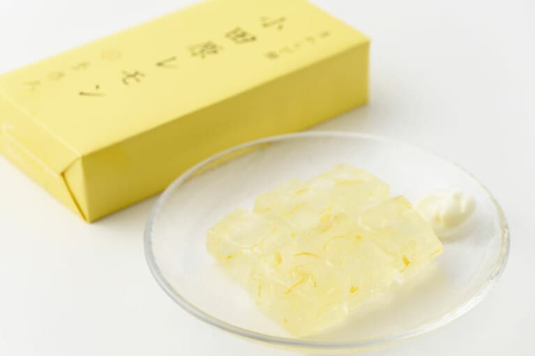 【神奈川県】小田原レモン生わらび餅 1,382円（12切れ）／そば季寄 季作久