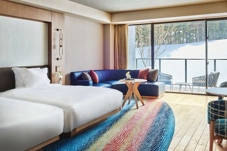 ANAインターコンチネンタル安比高原リゾート［岩手／安比高原］プレミアムツインの客室。