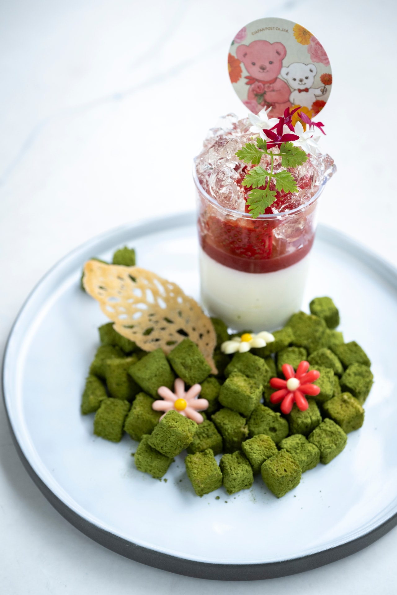 ぽすじゃむ&ぽすこぐまのアイデアメニュー「森のお散歩イチゴゼリー」