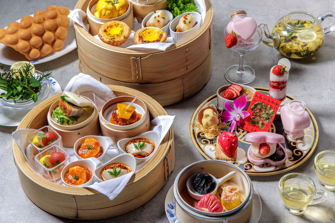 「飲茶アフタヌーンティー」。