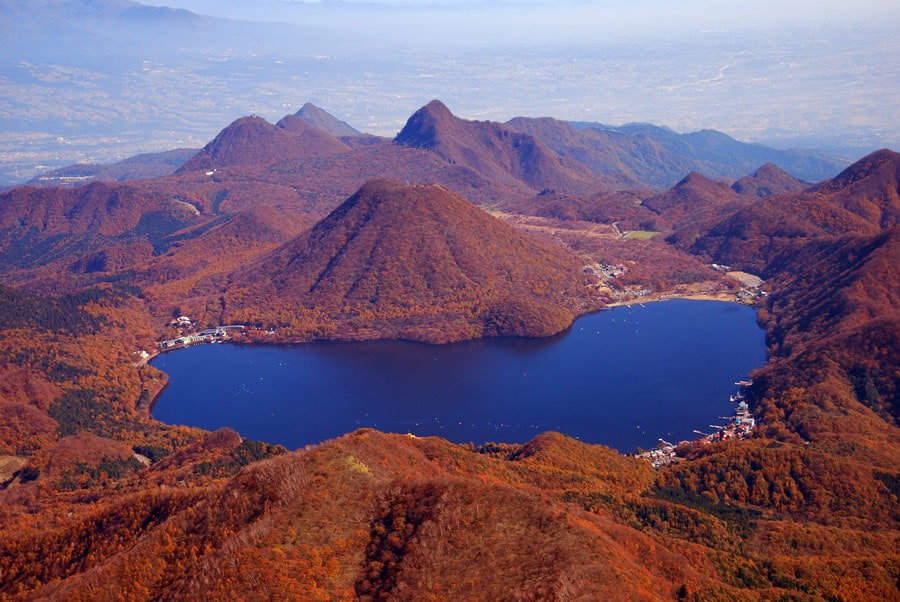 榛名山・榛名湖。