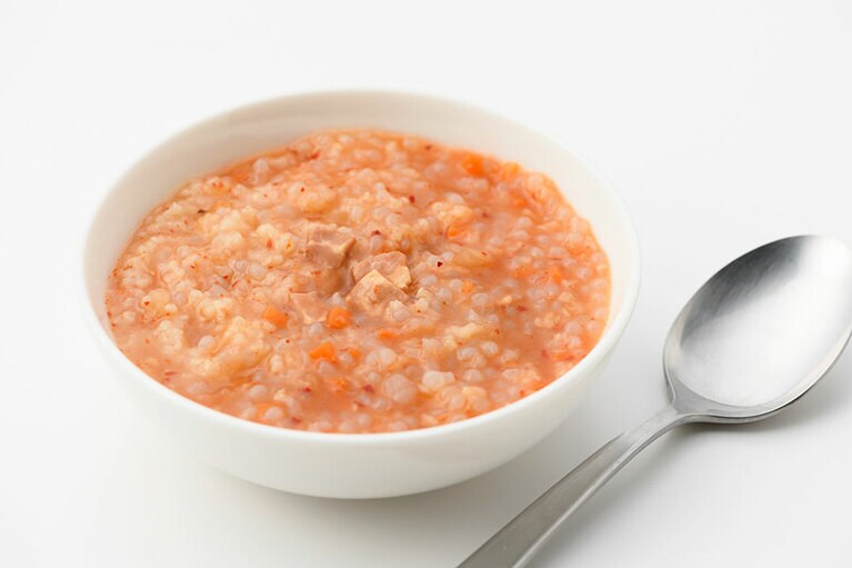 カロリー控えめで満足感が高い優れもの。こんにゃくリゾット／尾﨑食品