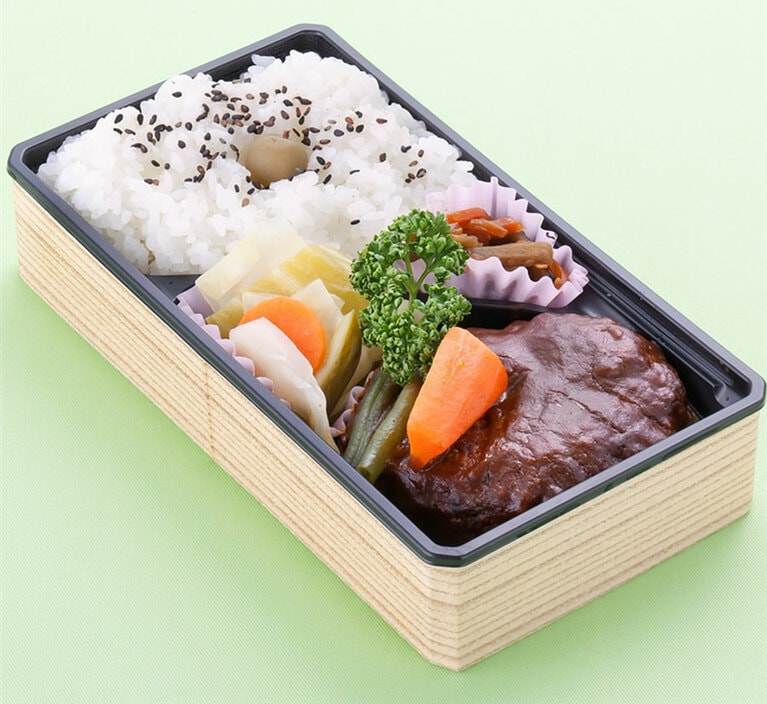 ハンブルグステーキ弁当 1,030円／メイドインジャパン つばめグリル(エキュート品川)