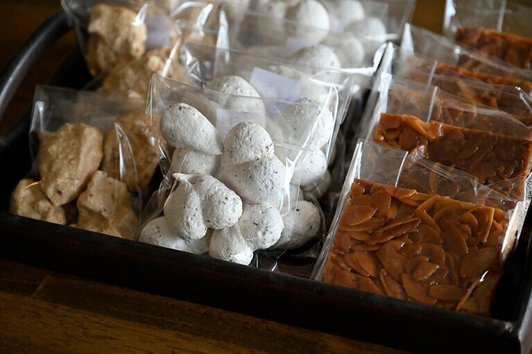 上品な甘さの焼き菓子も美味。