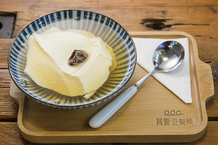 梅酒豆花 120元。 