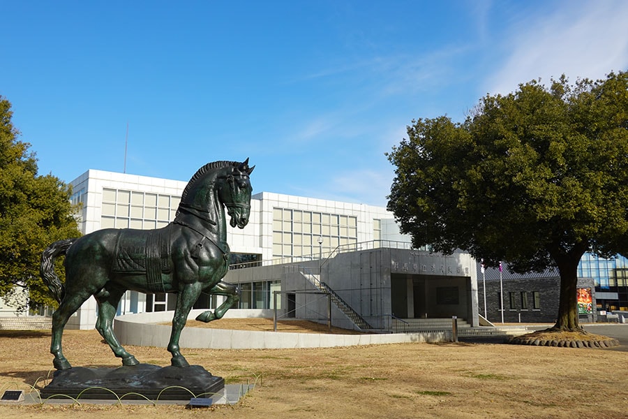 高崎市にある群馬県立歴史博物館。