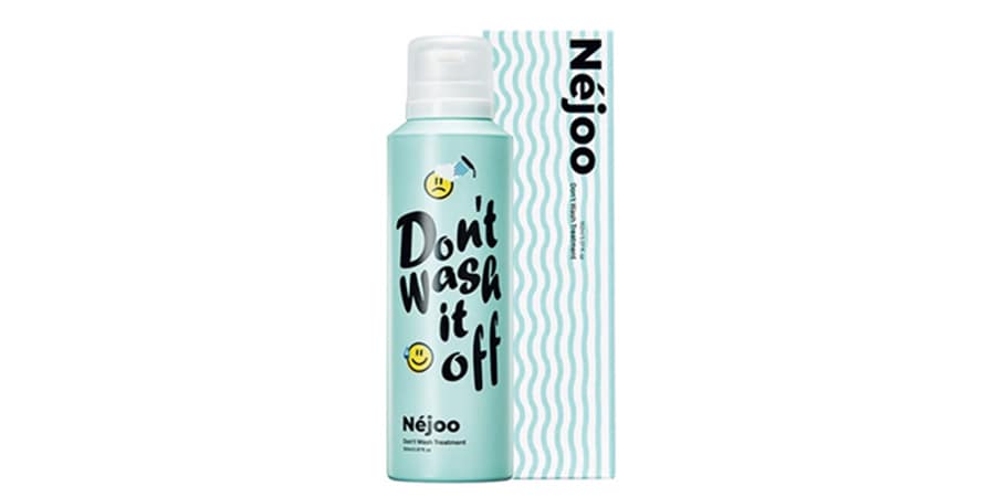 ネジュ院長が現場のアーティストたちのリアルな声をもとにしてつくったトリートメント。Nejoo Don’t Wash Treatment 3,960円。
