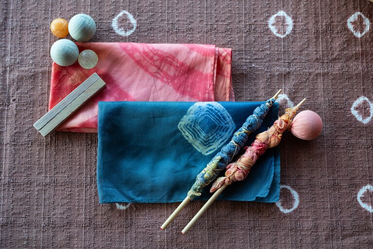 「別府温泉絞り」1名1,900円（要事前予約）。