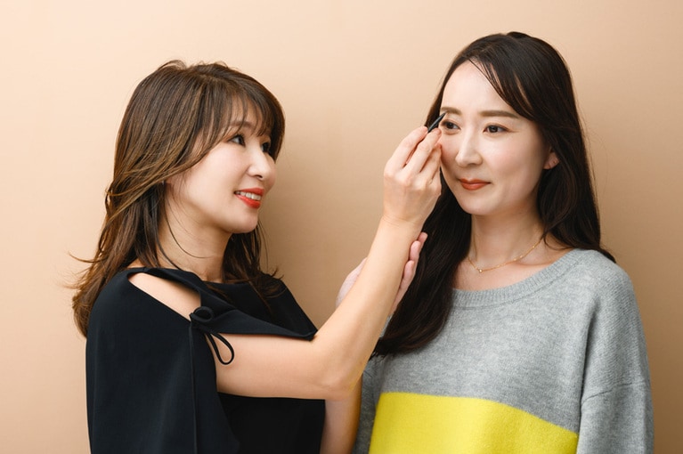 形部 華さんと能美黎子さん。