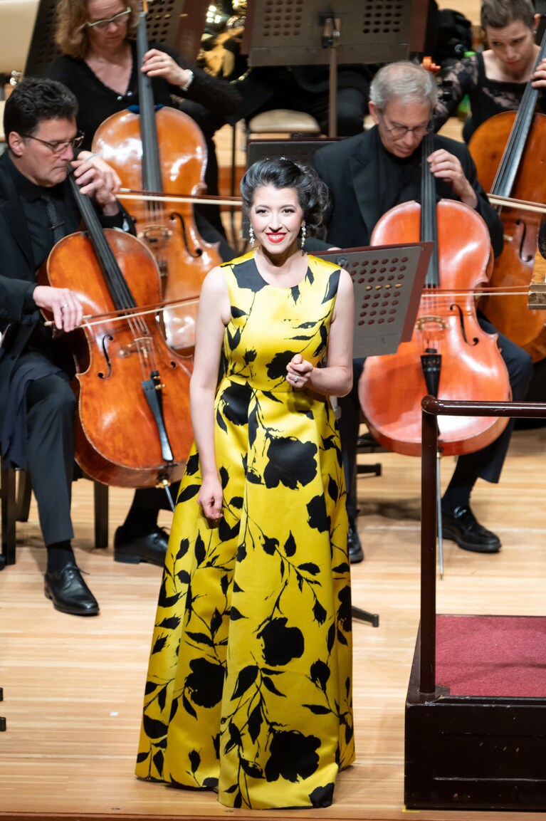 ソプラノ歌手のリセット・オロペサ　撮影：長澤直子