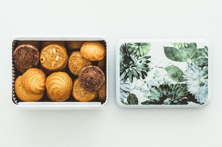 クッキーアソート缶 200g 2,160円／Shinfula