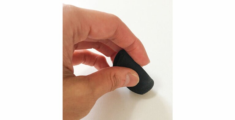 スポンジが柔らかいのでいろんな使い方ができる。