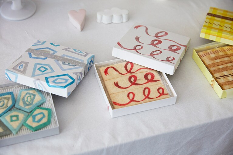 イベント用に作られたコラボクッキー(販売はしていません)。