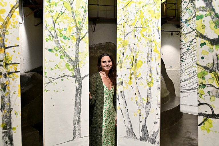 発起人のひとり、ラファエラさん。