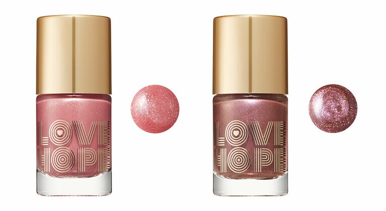 SNIDEL グロッシー ポリッシュ 左から：EX05、EX06。