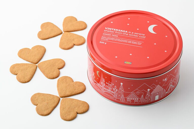 VINTERSAGA ヴィンテルサーガ「ジンジャークッキー オリジナル」599円(500g、税込)。