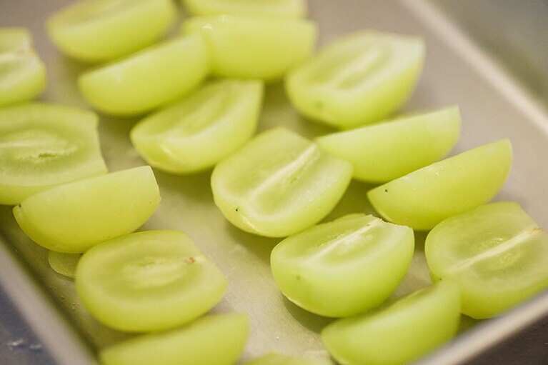 「山彦ブドウ園」のシャインマスカット。