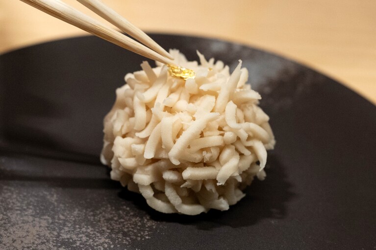 金箔を添えて。