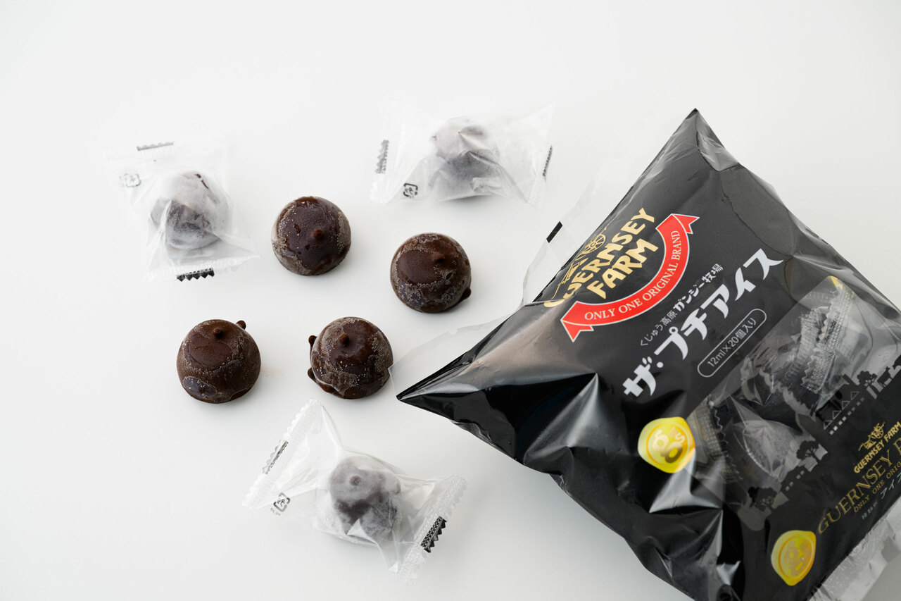 ザ・プチアイス 800円（20個入り）／くじゅう高原ガンジー牧場