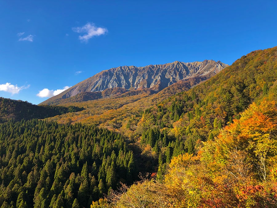 鍵掛峠の紅葉。