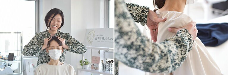 側頭筋を持ち上げたり、肩甲骨を柔らかくしたりしてから行うのもオススメだそう。