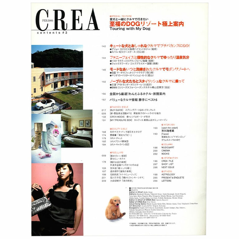 2006年2月号目次。