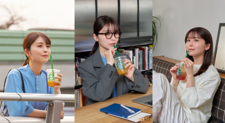 スペシャルムービーに俳優・長濱ねるさんが出演。※画像はイメージです。画像提供：スターバックス