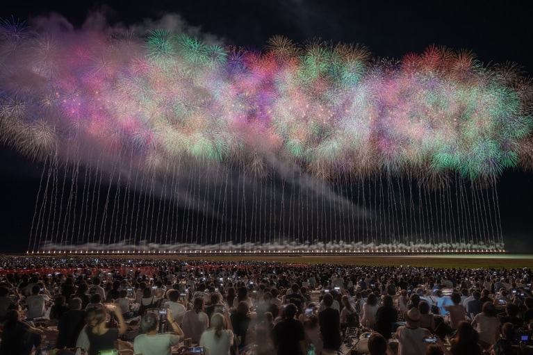 「柏崎花火尺玉100発一斉打上」　加藤菜実 柏崎市