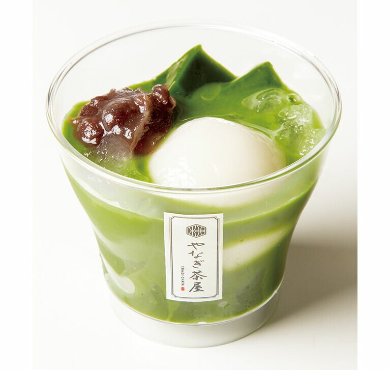 テイクアウト用の宇治抹茶白玉 500円。