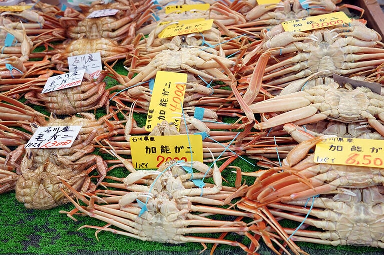 【石川県】加能ガニ。写真提供：アフロ