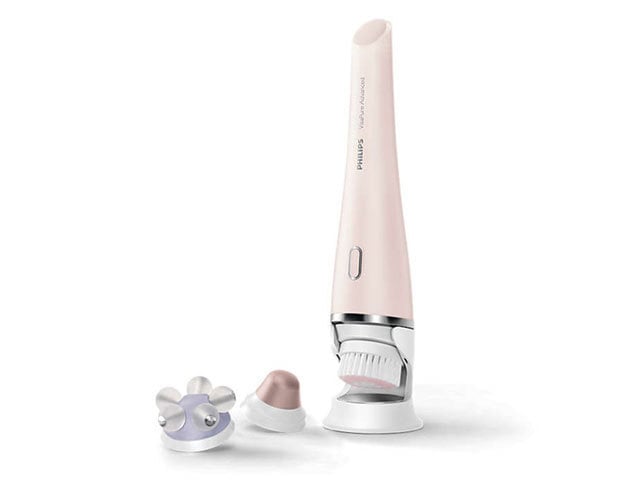 PHILIPS フィリップス　家庭用美顔器•洗顔ブラシ 肌を引き締める美顔器にもなる！ 敏感肌にやさしい電動洗顔ブラシ