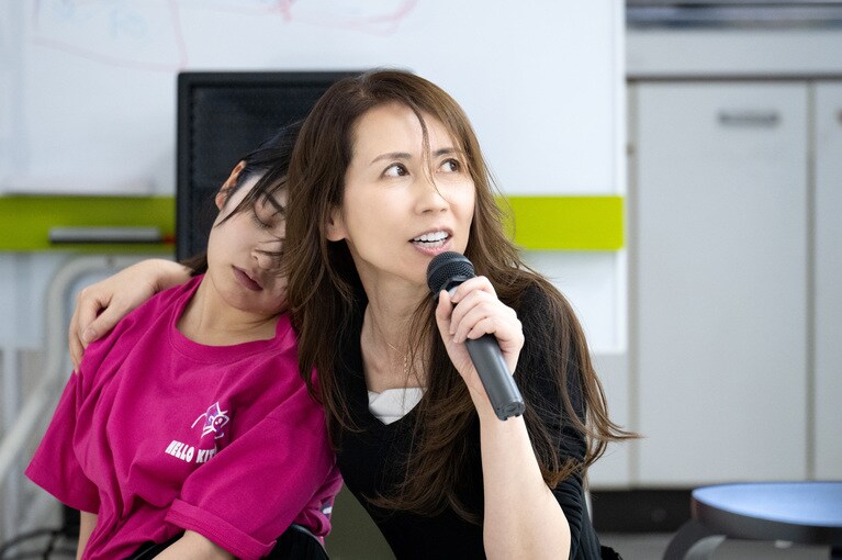 『フェードラ-炎の中で-』稽古場より