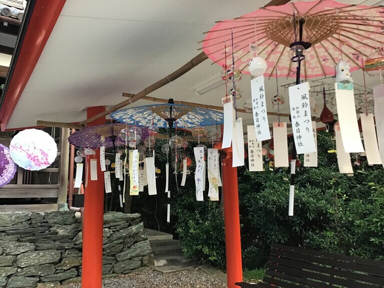春日神社 風鈴まつり。