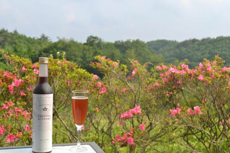 乳酸菌をつくるバイオジェニックスで作られたドリンク「ライフサポート」でファスティング。腸を休ませ、腸を活性化する。