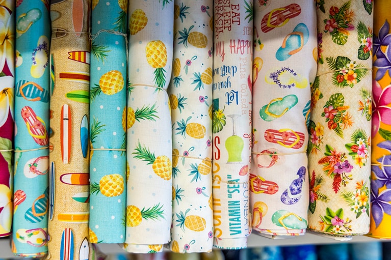 ハワイならではのプリント地も可愛い！