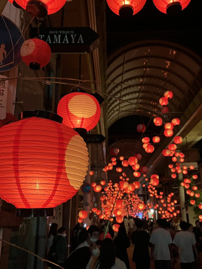 山口七夕ちょうちんまつり。