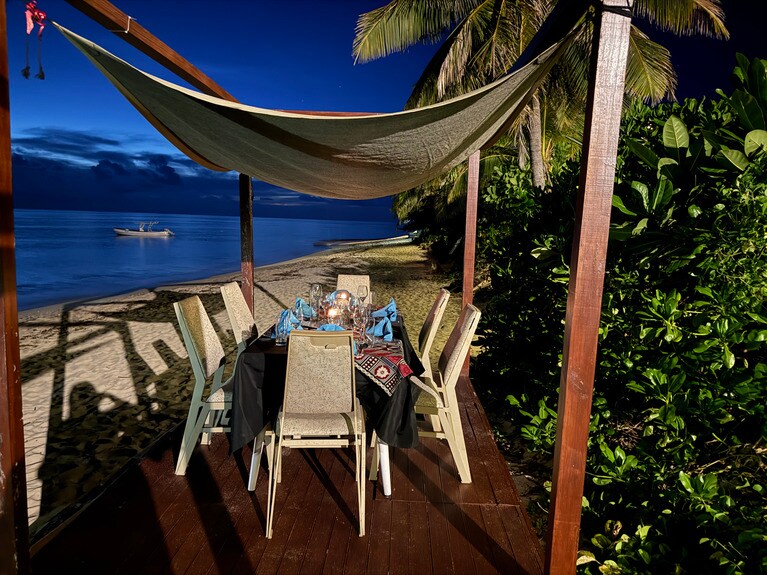 記念日のお祝いやプロポースにもぴったり。2人でFJD＄250。