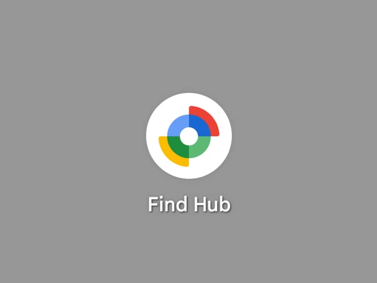 「Find Hub」アプリ。Android 16以降では標準搭載しています