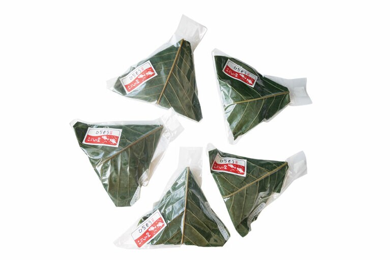 鮎と枝豆の朴葉すし〈10個入り〉2,000円(送料込)／七宗食品 こぶしの里