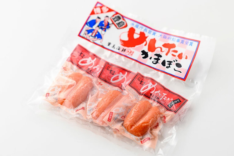 めんたい蒲鉾 518円(3個入り)／豊島蒲鉾