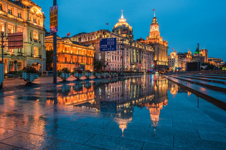 「Taste of China」が位置する外灘エリア。