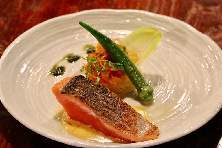 REDWOOD INN［長野／奥山田温泉］信州サーモン。