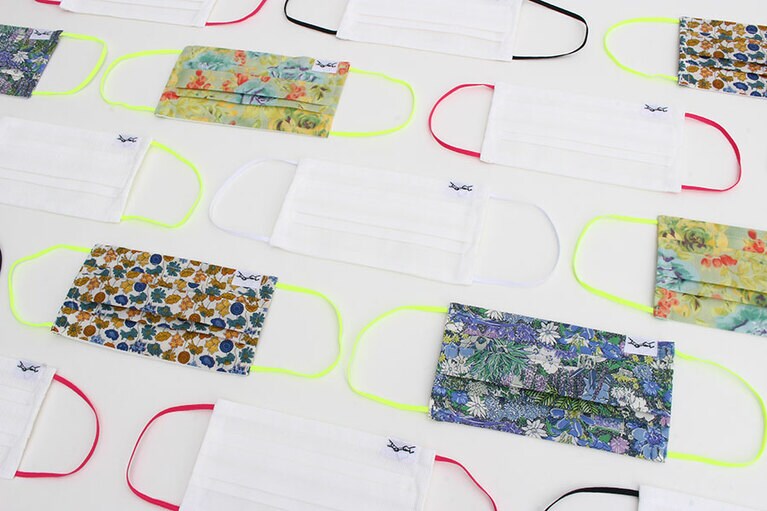 ［PASS THE BATON］洗って何度でも使える布マスク。