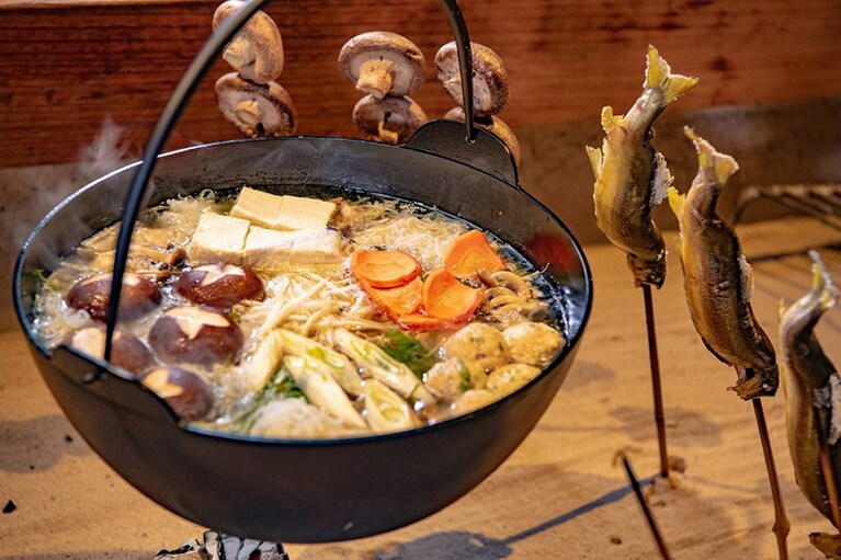 二百年の農家屋敷 宮本家［埼玉／秩父・西谷津温泉］里山いろり料理。