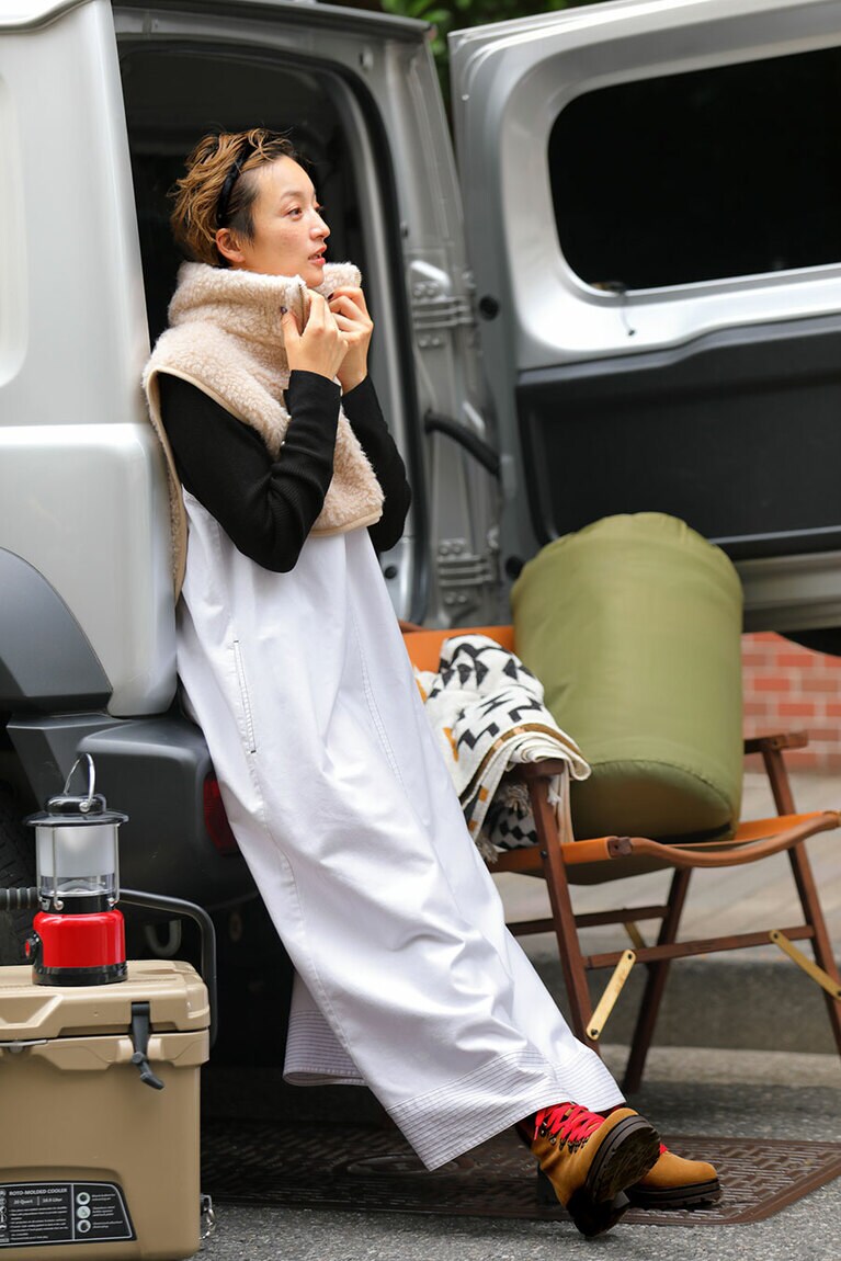 インナー次第で秋にも大活躍しそう。